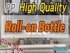 Bouteille à rouleaux en plastique pour produits de soins personnels Bouteille à rouleaux portables en PP