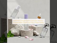 13/410 Bouteille de gouttelette PETG Bouteilles de gouttelette de parfum personnalisées Dispensant des bouteilles de gouttelette vides