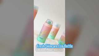 Bouteille entièrement en plastique sans air