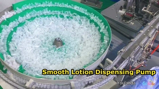 Pompe de traitement en plastique pour flacon cosmétique