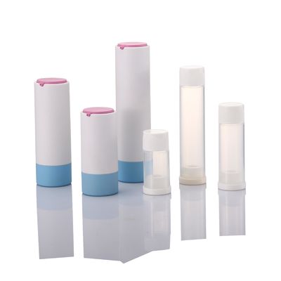 acheter Impression sur mesure Bouteille en plastique sans air Soins personnels Bouteille de pompe sans air de luxe rechargeable online manufacture
