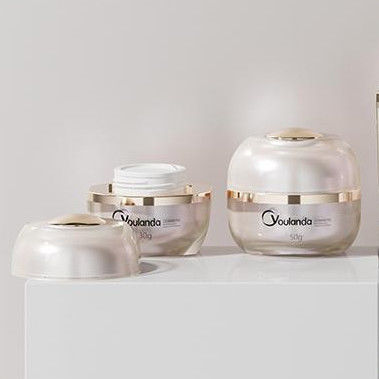 acheter Container de crème vide acrylique personnalisé 30g 50g Masque Double Bouteille de crème online manufacture