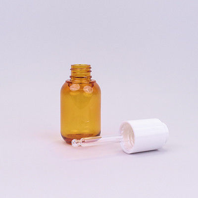 acheter Ambre PETG Bouteilles de gouttelette pour les yeux en plastique de 30 ml avec gouttelette blanche pour sérums capillaires online manufacture