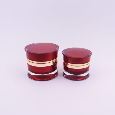 acheter Pot à cosmétiques à double paroi en acrylique 30g 50g Pots en plastique vides avec couvercles Pot à crème cosmétique online manufacture