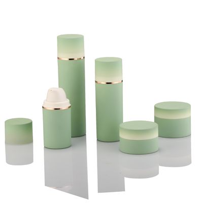 acheter 50 ml à 150 ml bouteille en plastique sans air et jar ensemble PETG crème pour le visage récipient Logo du client online manufacture