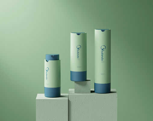 3pcs Bouteille en plastique sans air vide Bouteilles de pompe sans air rechargeables personnalisées