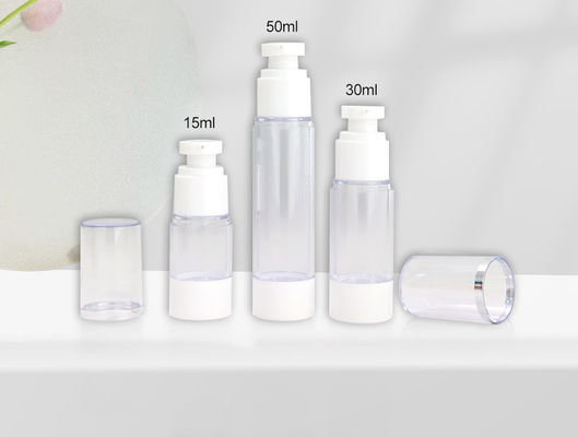 Bouteille sans air Pour les soins de la peau Bouteilles de pompe sans air 15 ml 30 ml 50 ml Emballage durable Pour les produits de beauté