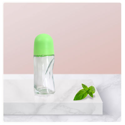 Bouteilles à rouleaux en verre personnalisables de 50 ml Bouteilles à huile à rouleaux pour anti-transpirant