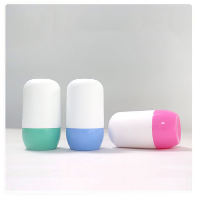 Ruloir en plastique coloré sur bouteilles de déodorant Boules à rouleaux pour huiles essentielles Bouchon personnalisable