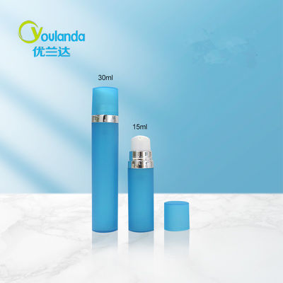Lotion portable en PP Bouteilles de pompe sans air réutilisables Contenant de lotion portable 15 ml 30 ml 50 ml