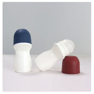 Cosmétiques vide 50 ml rouleau glacé sur bouteille PP PE rouleau sur bouteille vide