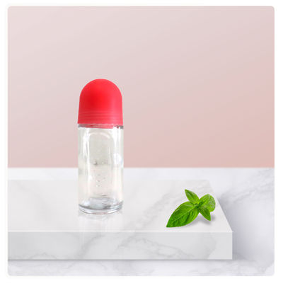 Bouteilles de déodorant en rouleau de verre de 50 ml en plastique à rouleaux rechargeables Parfum