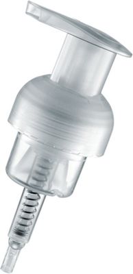 Pompes à lotion transparentes sans air sur mesure Bouteilles Pompes à mousse en plastique 0,8cc Pour le savon