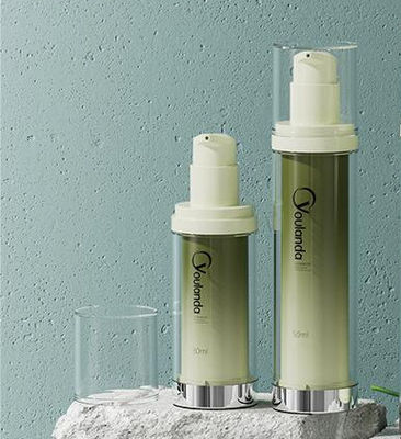 Remplacement de lotion plastique bouteille sans air Crème pour le visage pots Pour le produit de soin de la peau 3pcs