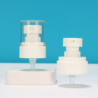 18/410 20/410 Pompe à lotion en plastique sans air Dispensateur de pompe à lotion avec capuchon transparent