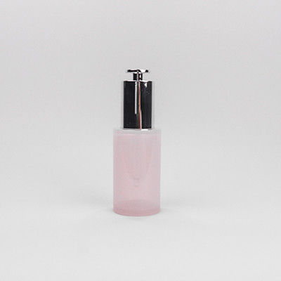 Bouteilles de gouttelette PETG rose personnalisables de 30 ml