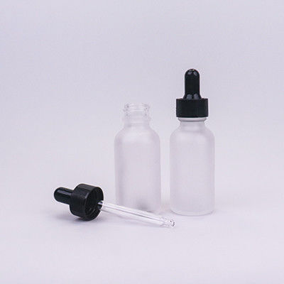20/400 Bouteilles gouttelettes congelées Bouteille gouttelettes à œil vide clair pour huile essentielle