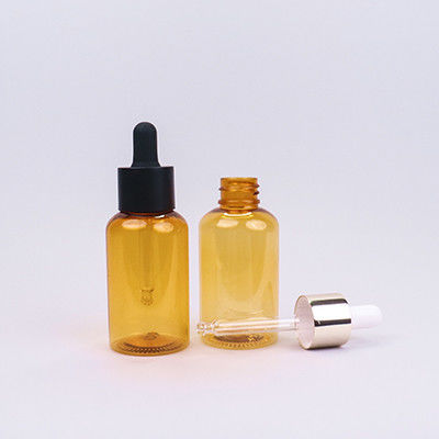 Ambre PET Ambre Bouteilles de gouttelette de verre pour les yeux 60 ml Pour la distribution de liquide précis Bouteilles de gouttelette de verre de luxe