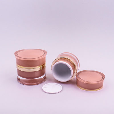 OEM ODM Bouteille de crème en plastique acrylique 30g 50g Contenant cosmétique acrylique vide