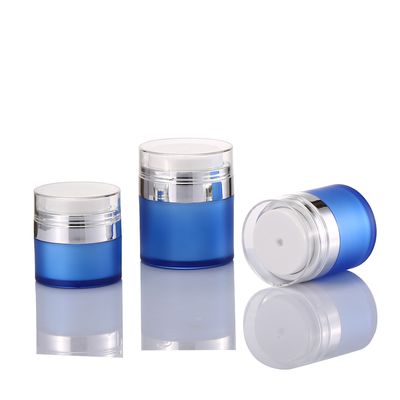 15 ml 30 ml 50 ml PP Centre Out Jar Crème pour le visage Jar vide récipient cosmétique sans air