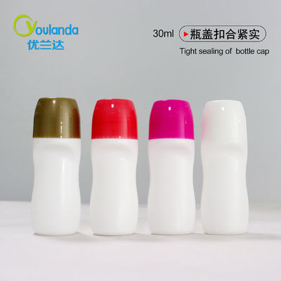 pp Bouteille en plastique en rouleau de 30 ml écologique 1OZ Bouteille en forme spéciale Bouteille à rouleaux liquides