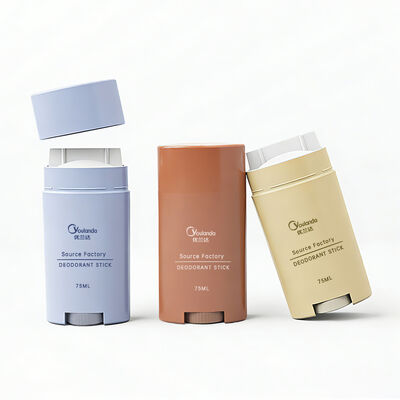 Conteneur de bâton de déodorant 75g, emballage de déodorant vide en PP cosmétique, emballage solide