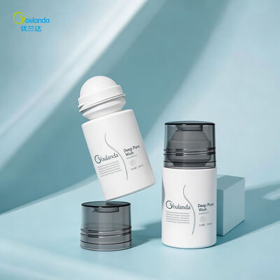 Leak Proof 90ml Straight Cylinder Roll On Bottle Wholesale Large Roller Ball Packaging for Body Massage & Men Grooming